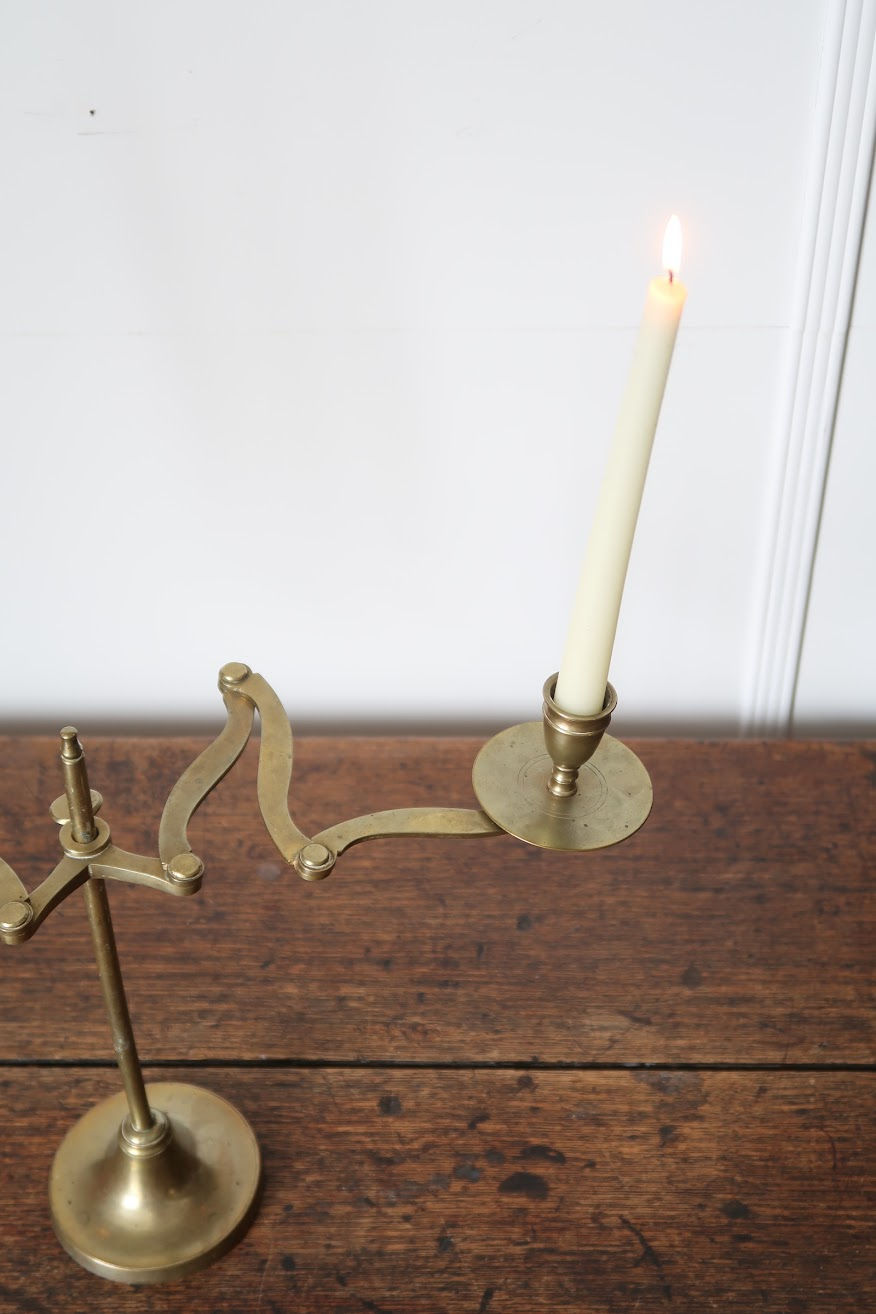 Thumbnail: Early 20th Century Brass Candelabra With Adjustable Arms