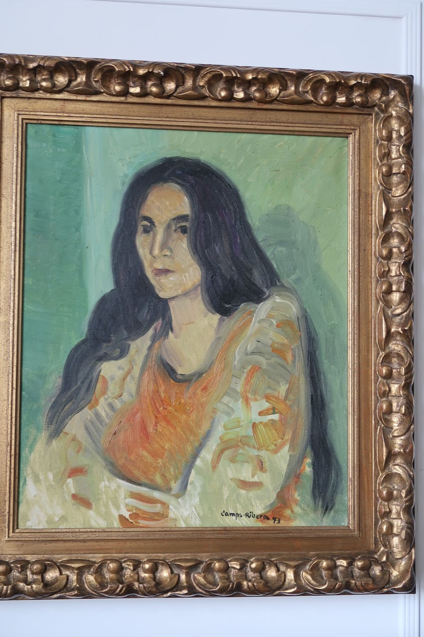Thumbnail: Framed Oil On Canvas, 'Gitana', By By Francesc Camps Ribera, Signed & Dated 1973