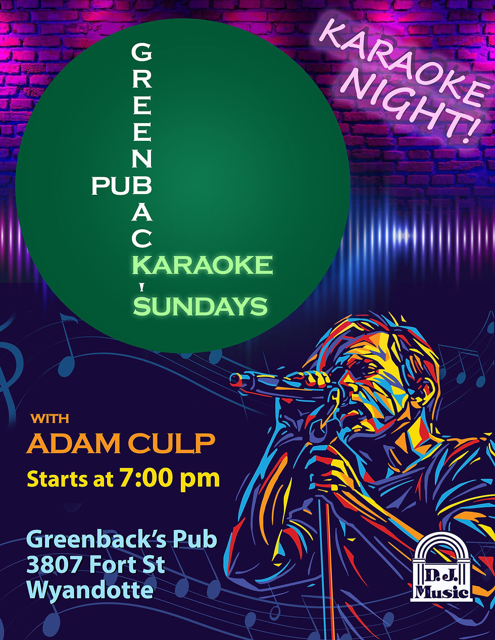 Greeenback's Pub Karaoke