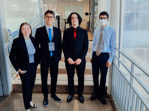 High School students participate in United Nations (UN) conference simulation