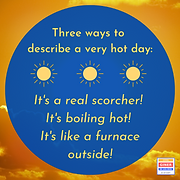 Three ways to say it's very hot.png