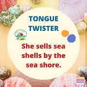 She sells sea shells on the sea shore.pn