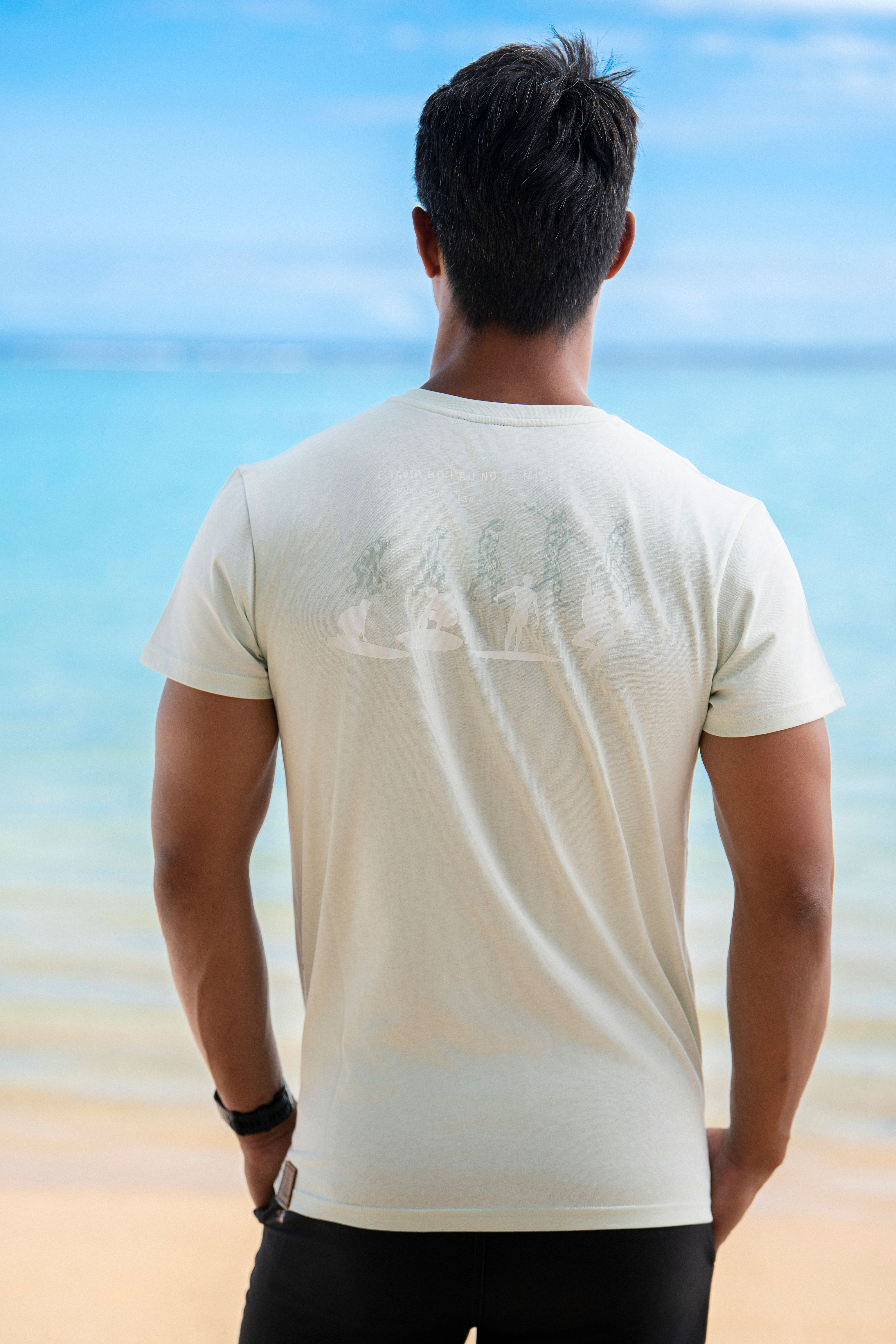 T-shirt mixte ÉVOLUTION vert clair