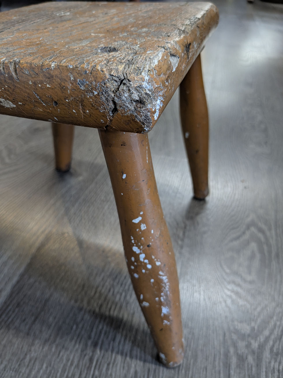 Thumbnail: Vintage Pine Stool