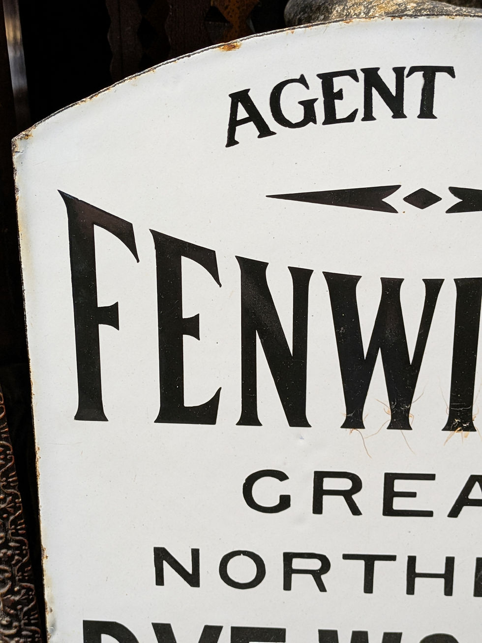 Thumbnail: Enamel Dye Works Sign