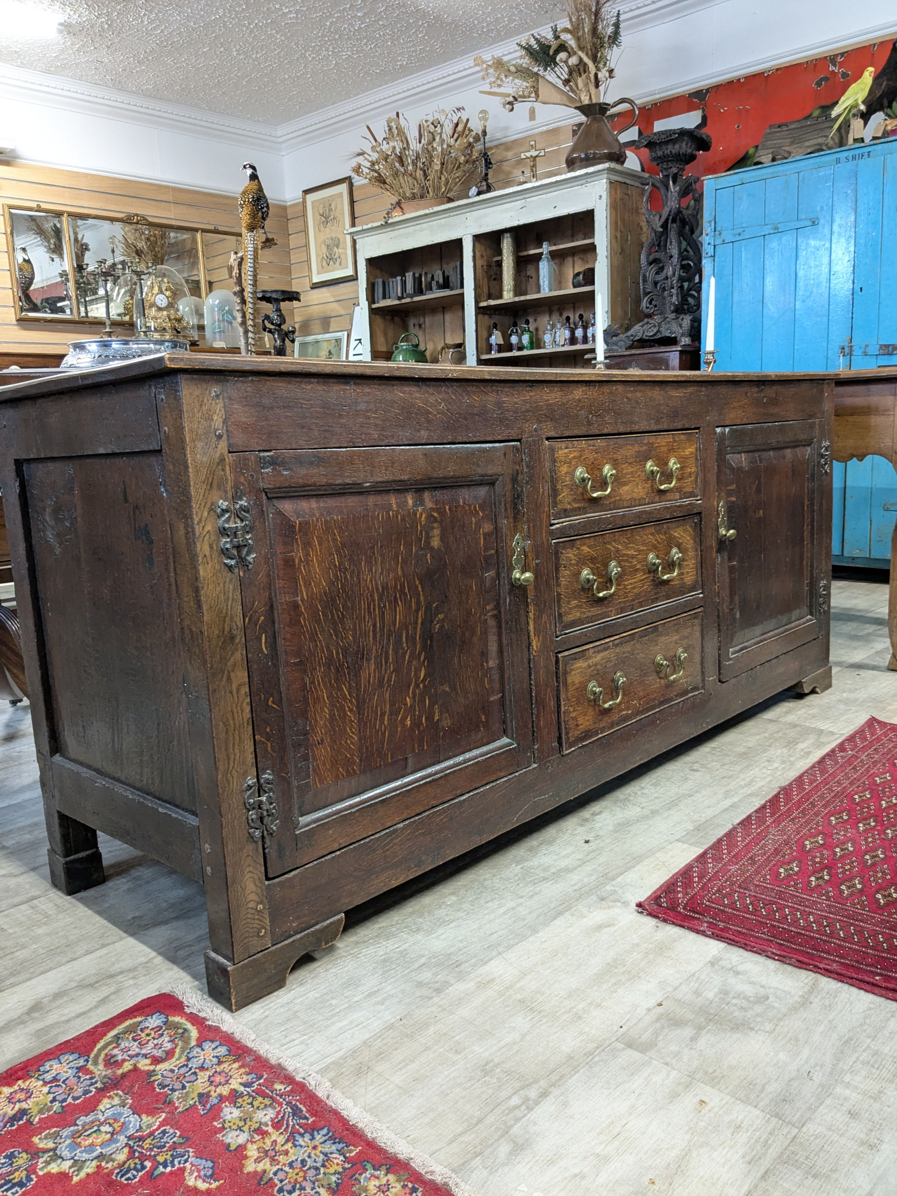 Georgian Oak dresser base