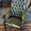 Thumbnail: Green Leather Library Chair