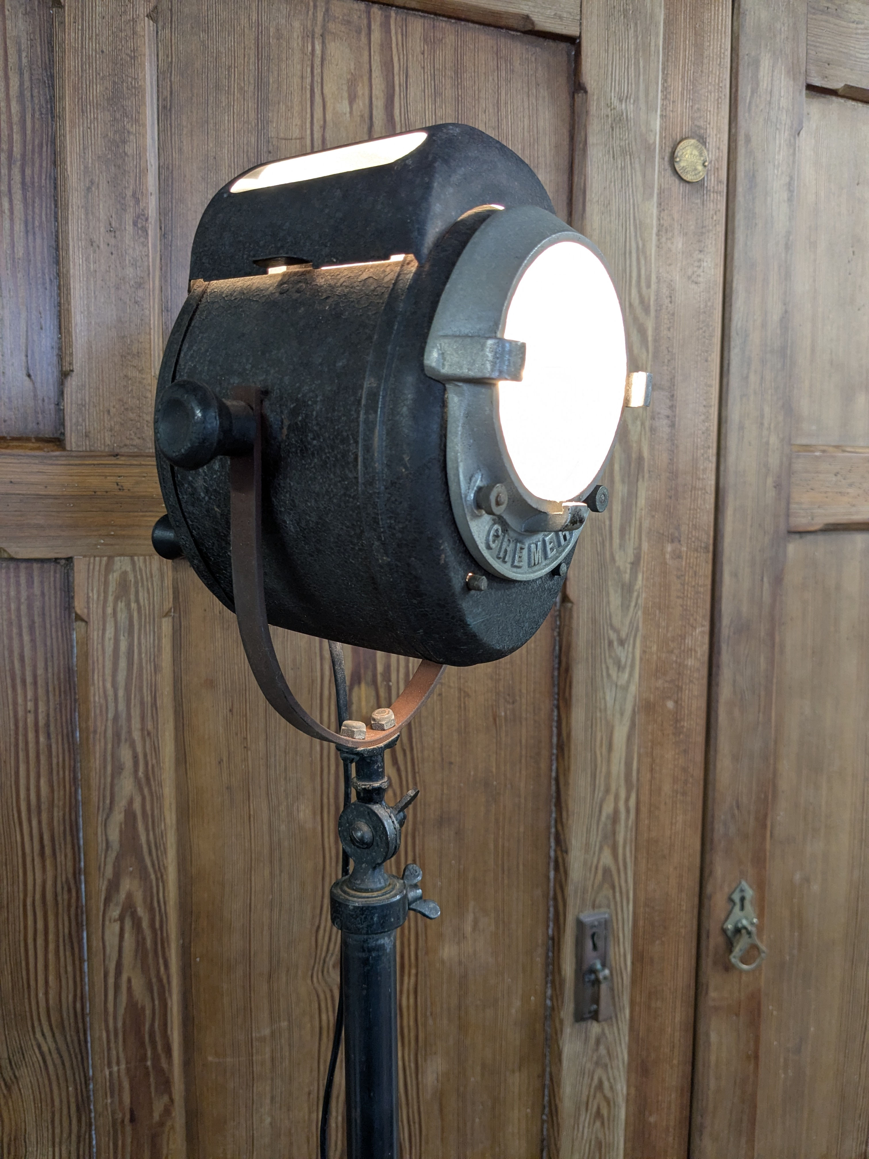 1950s Photography Lamp by Cremer.