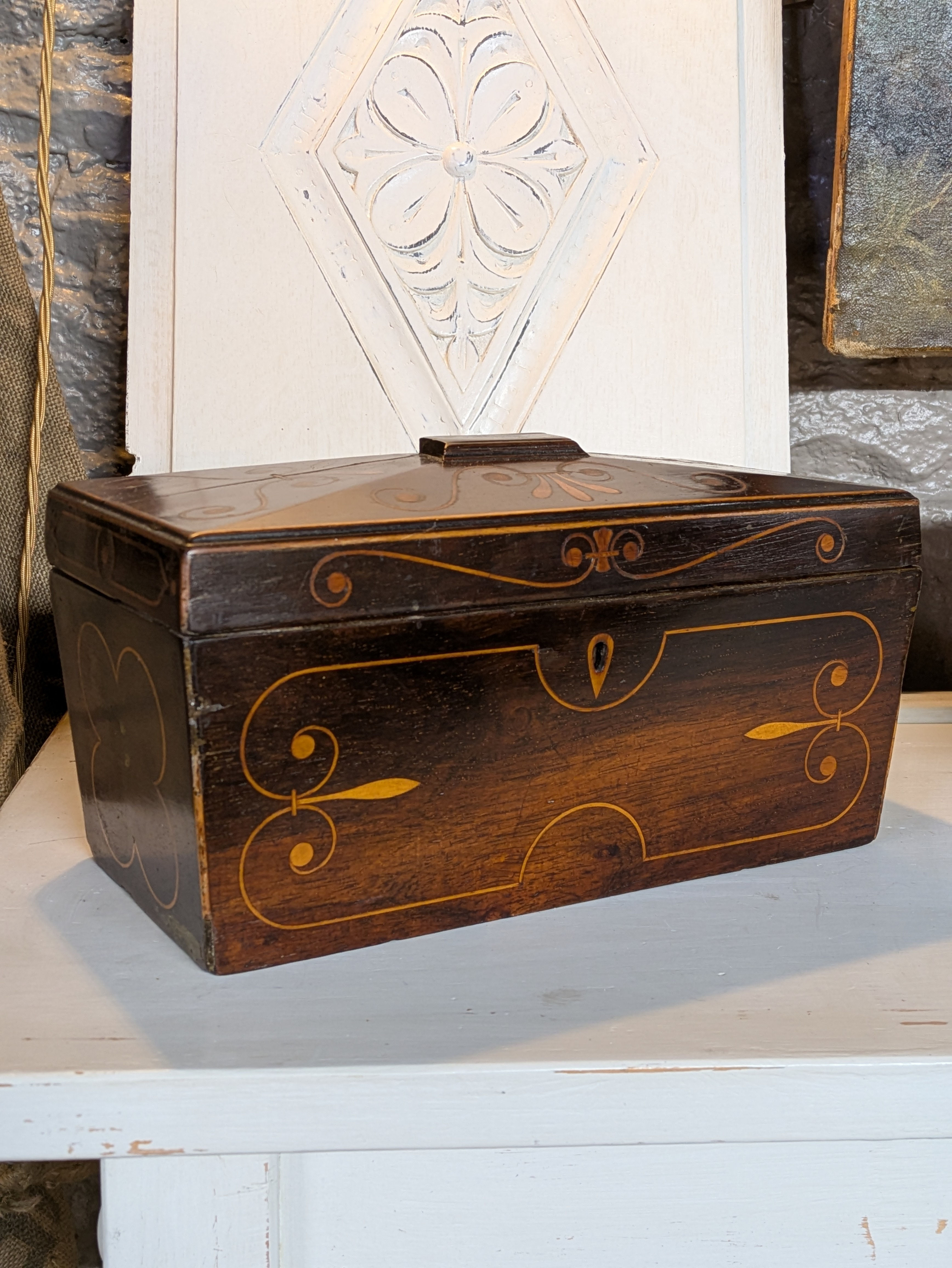 Tea Caddy With Inlay