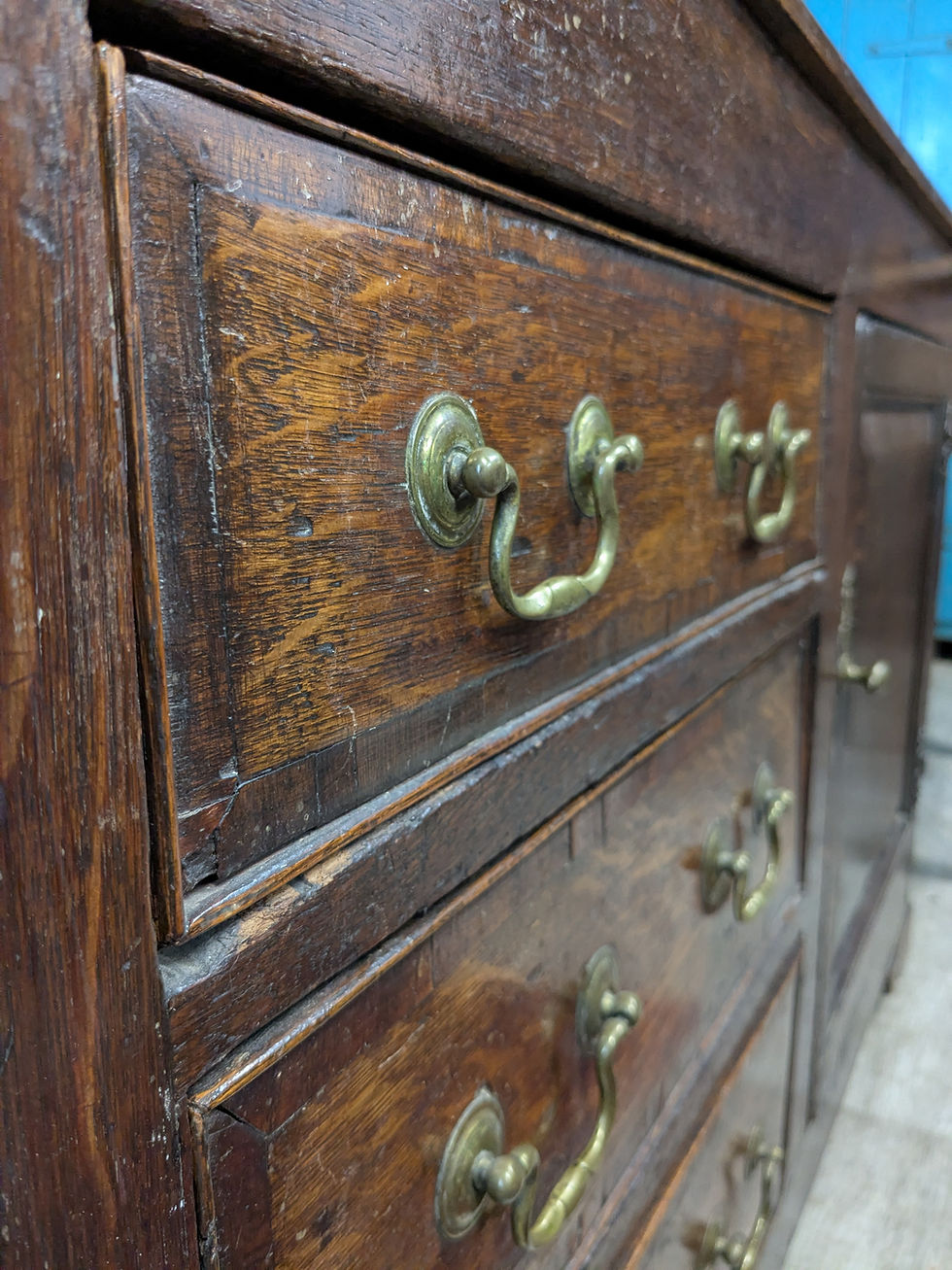 Thumbnail: Georgian Oak dresser base 