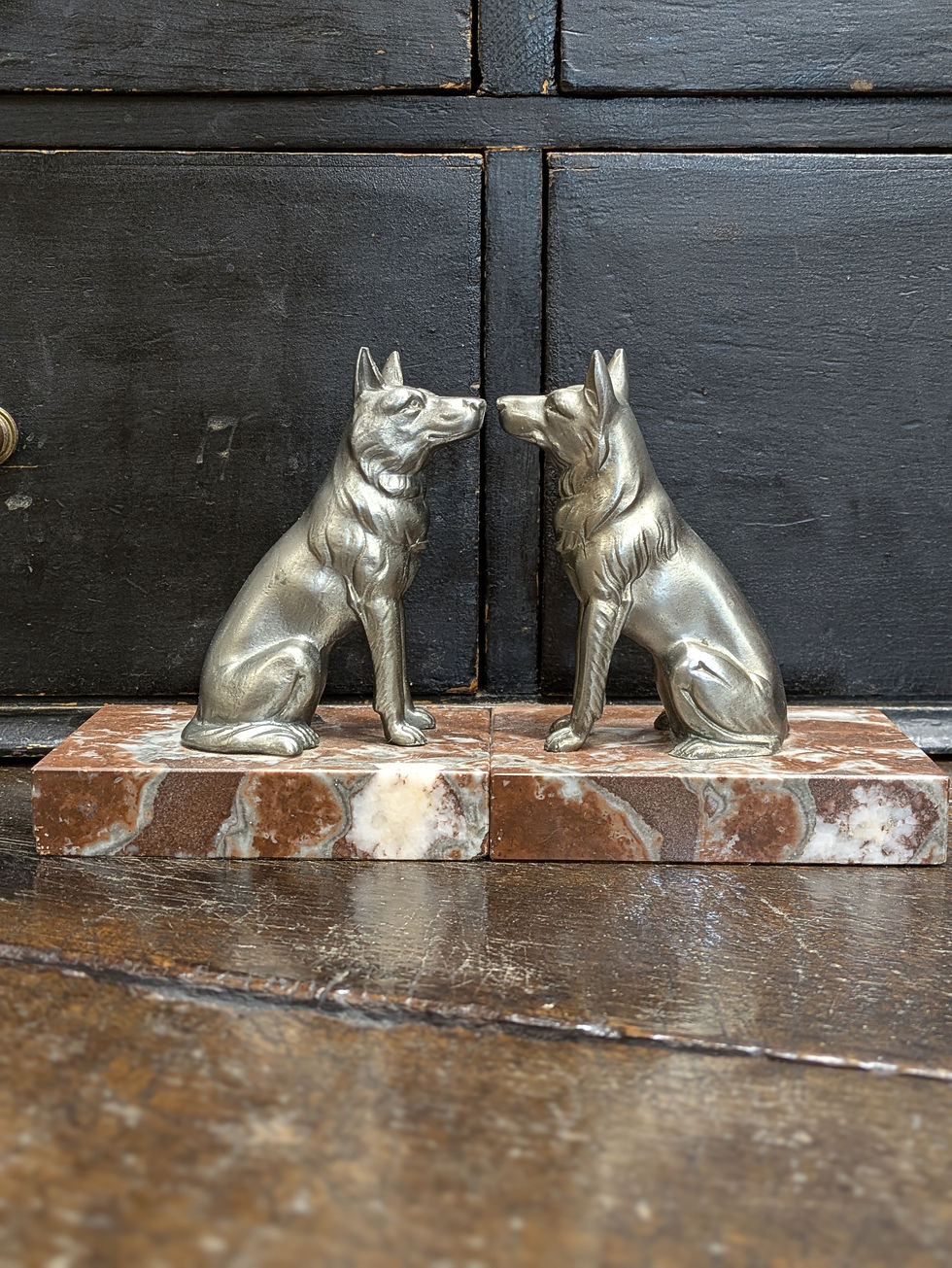 Thumbnail: Pair of Dog bookends
