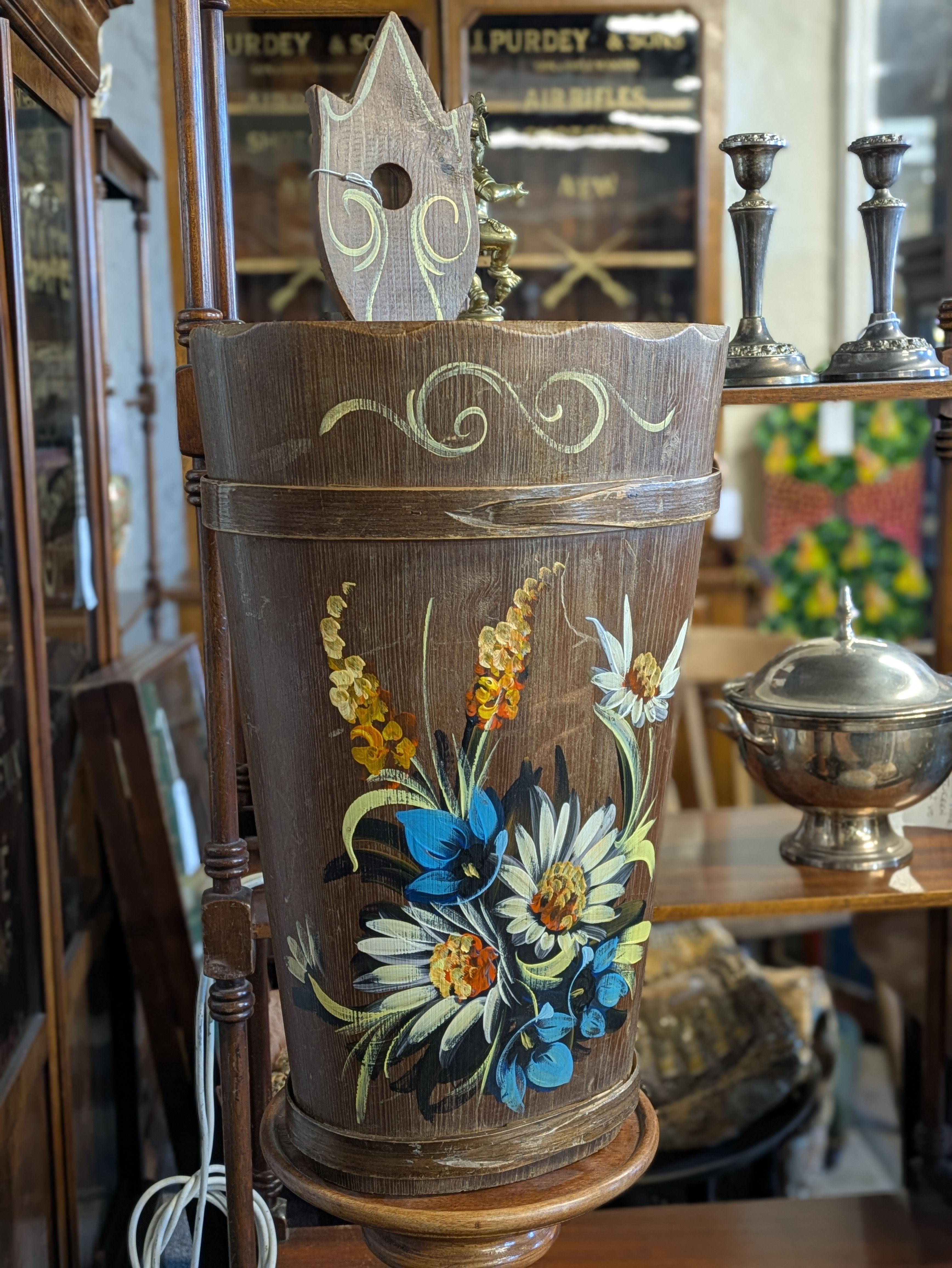Vintage Painted Planter