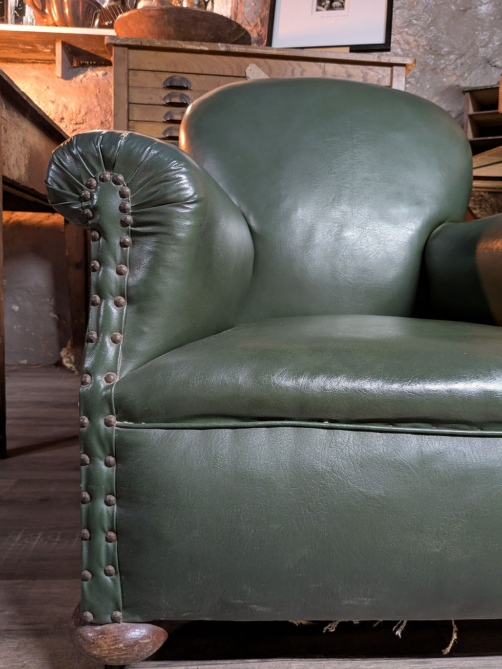 Thumbnail: 1930s Green Club Chair