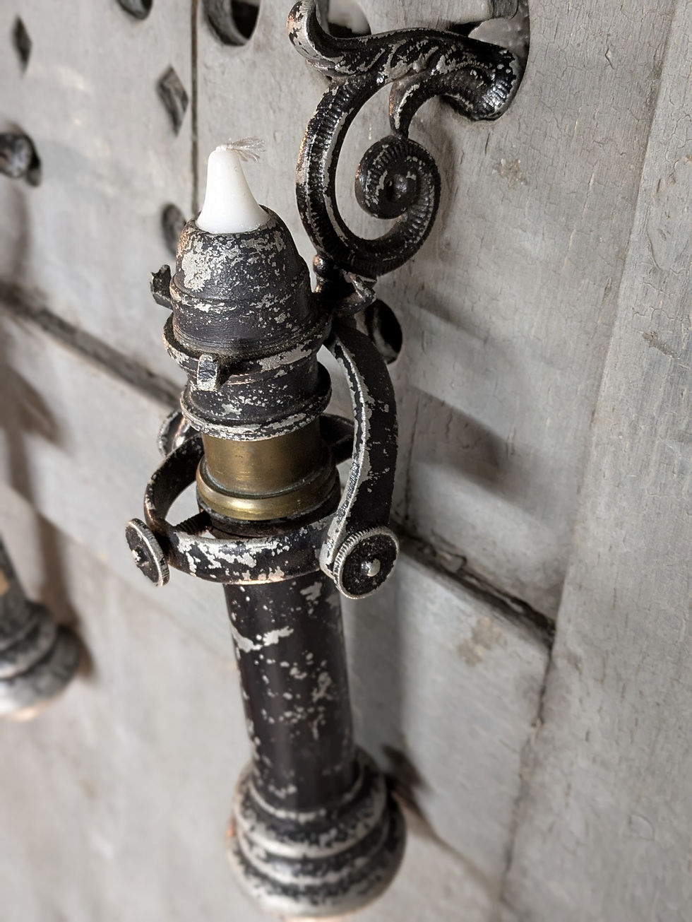 Thumbnail: Pair of Gimbal Candle Holders