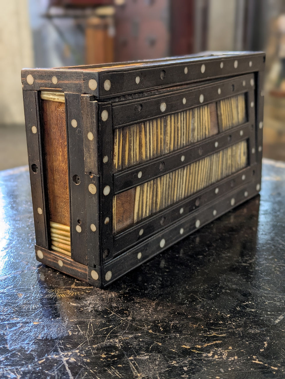 Thumbnail: Vintage Porcupine Quill Box  (AF)