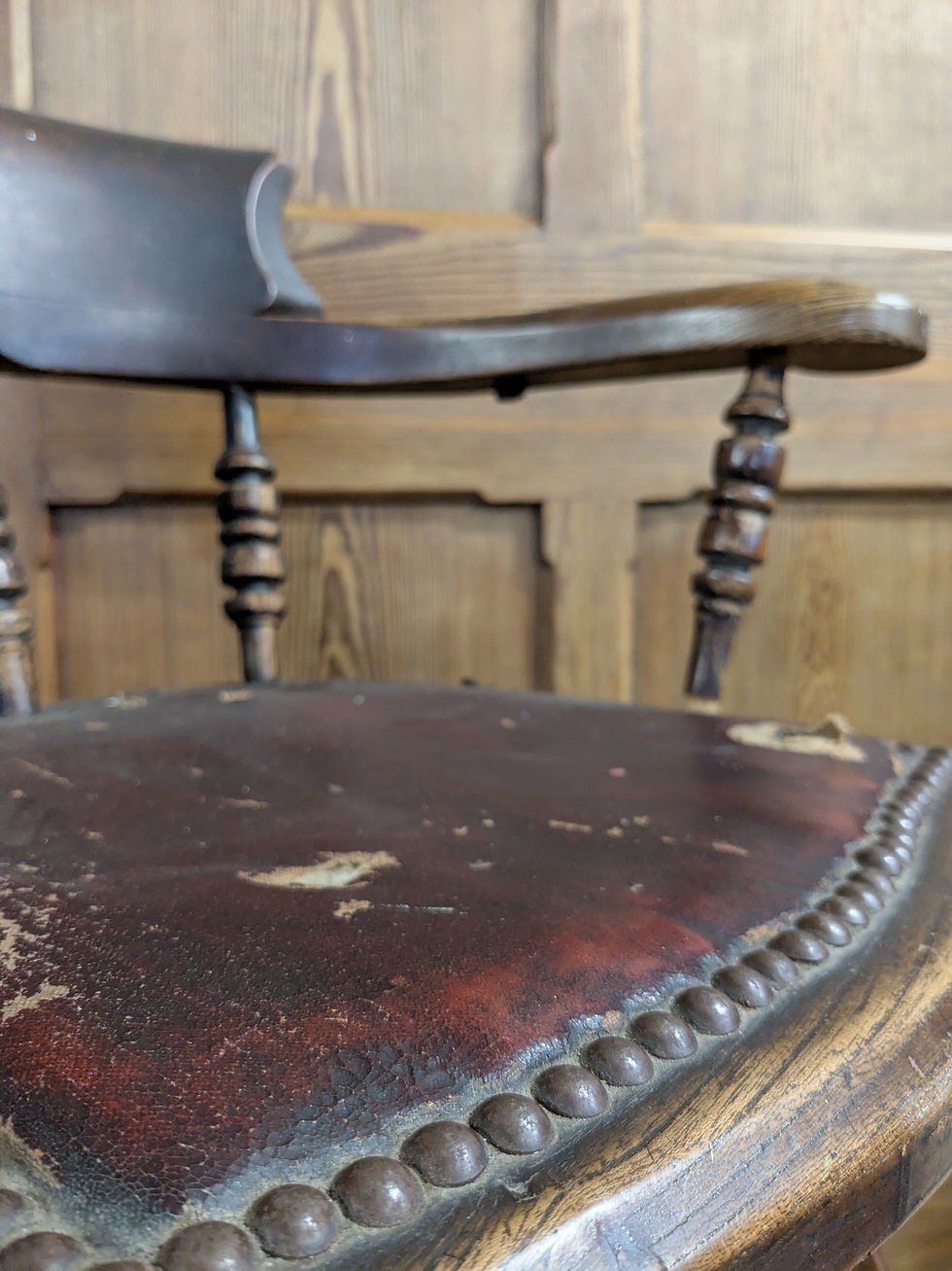 Thumbnail: Antique Child Barber Chair. 