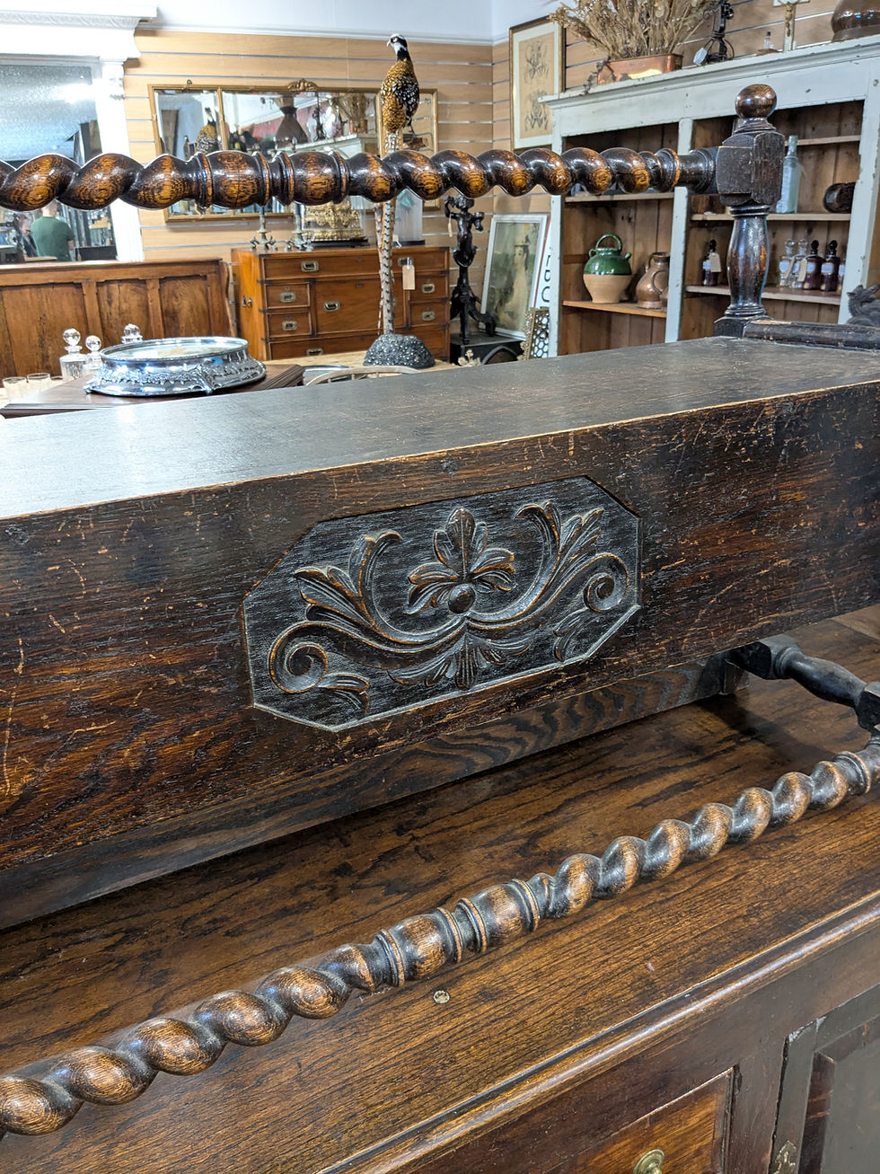 Thumbnail: Jacobean Revival Window Seat 