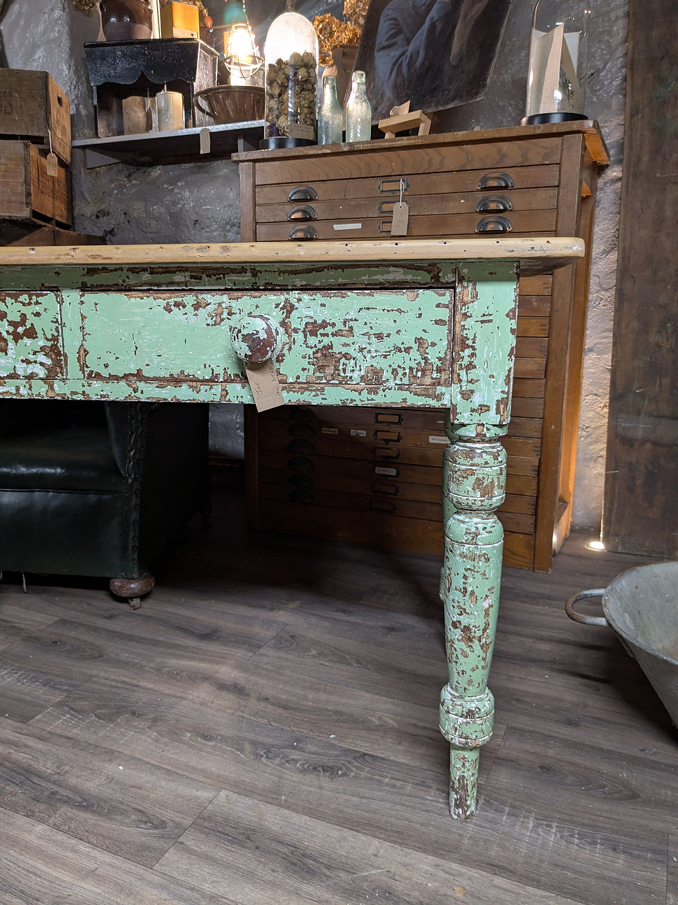Thumbnail: Victorian Pine Prep Table 