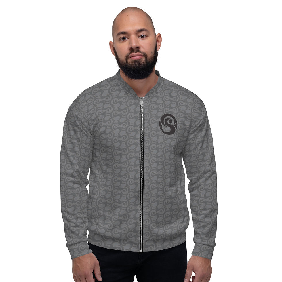 Thumbnail: Signature CS Grey Camo Unisex Bomber Jacket
