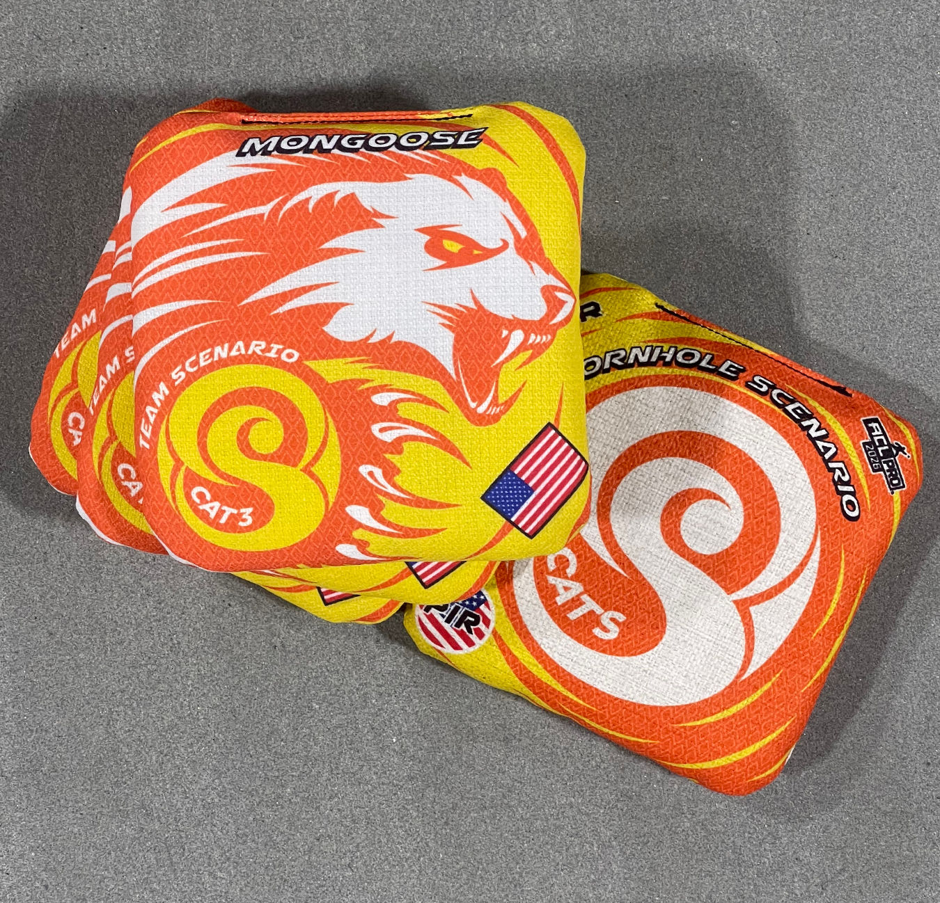 CAT 3 Mongoose - Yellow & Orange