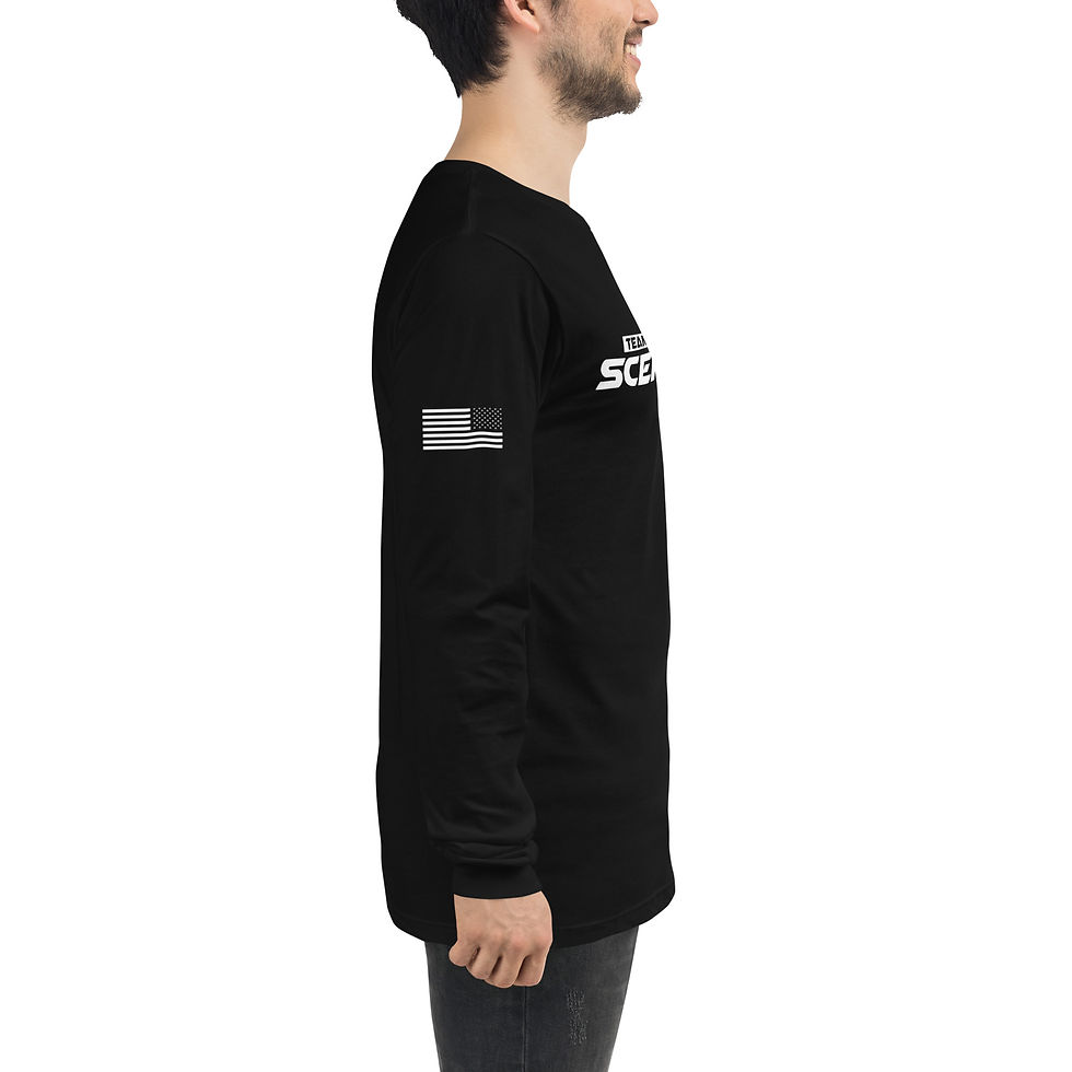 Thumbnail: Team Scenario CS Coed Long Sleeve Tee w/flag