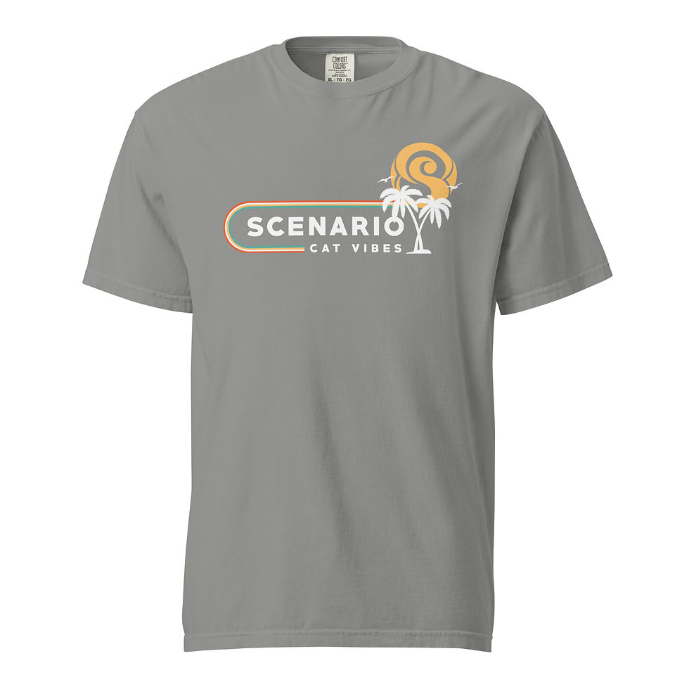 Thumbnail: Unisex garment-dyed heavyweight t-shirt