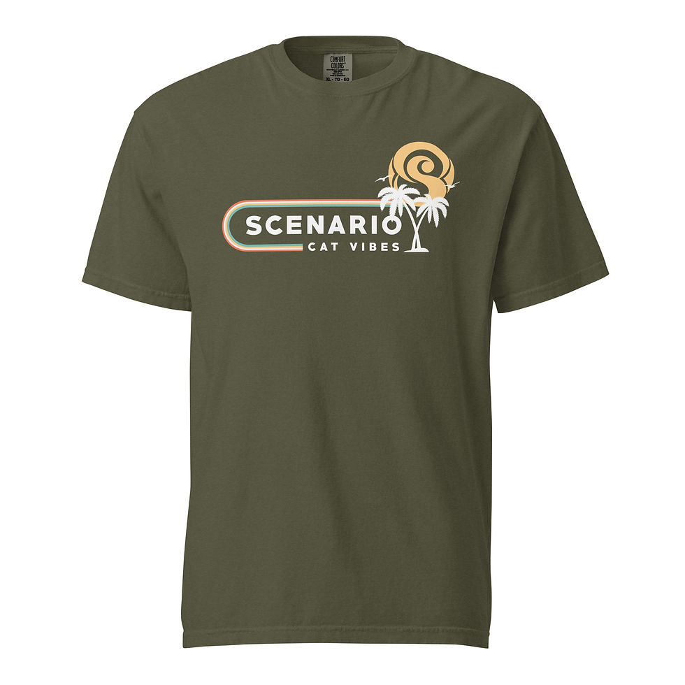 Thumbnail: Unisex garment-dyed heavyweight t-shirt