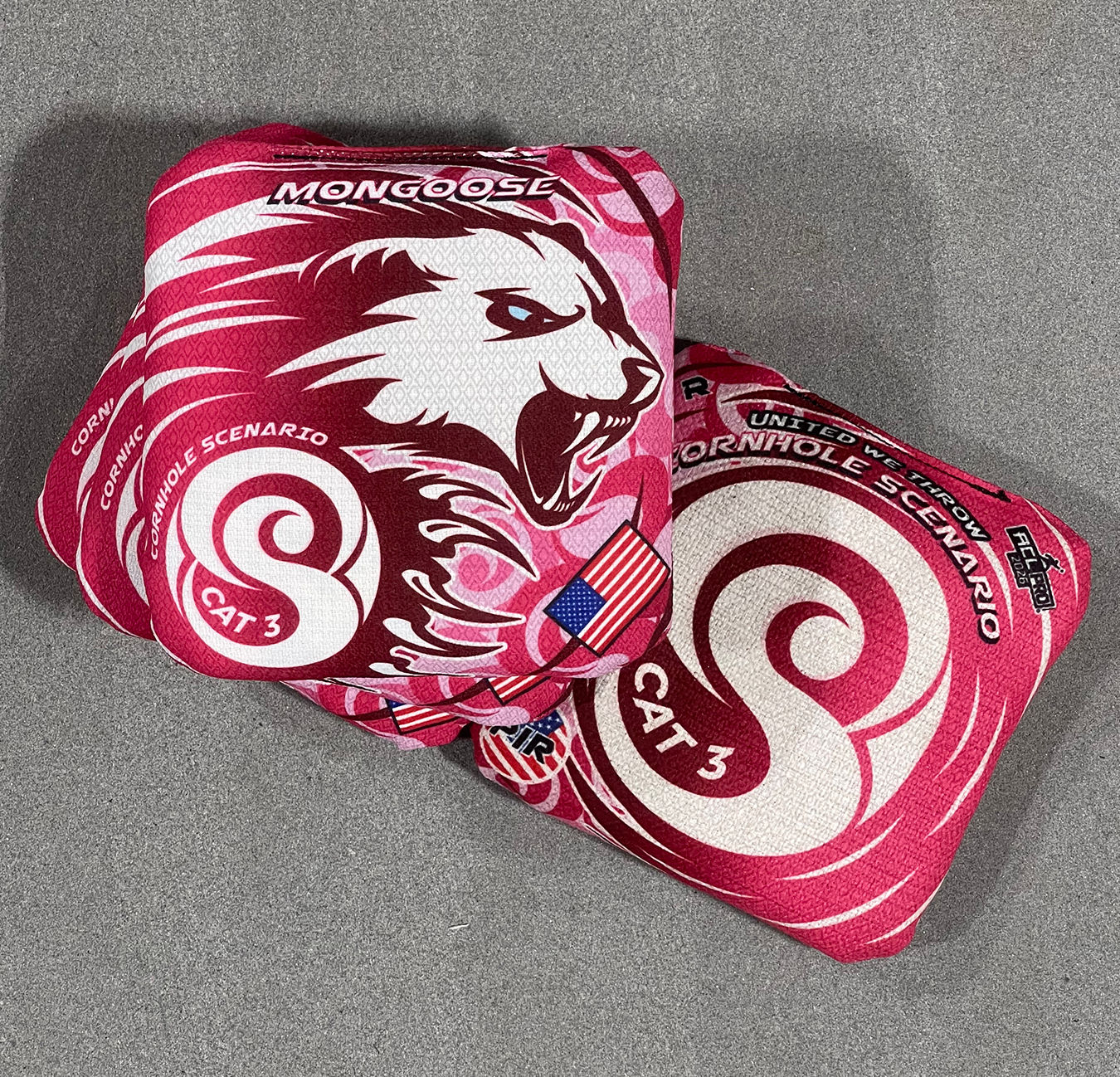 Mongoose CAT 3 Pink & Red Ombre - OTHER SERIES OPTIONS BELOW