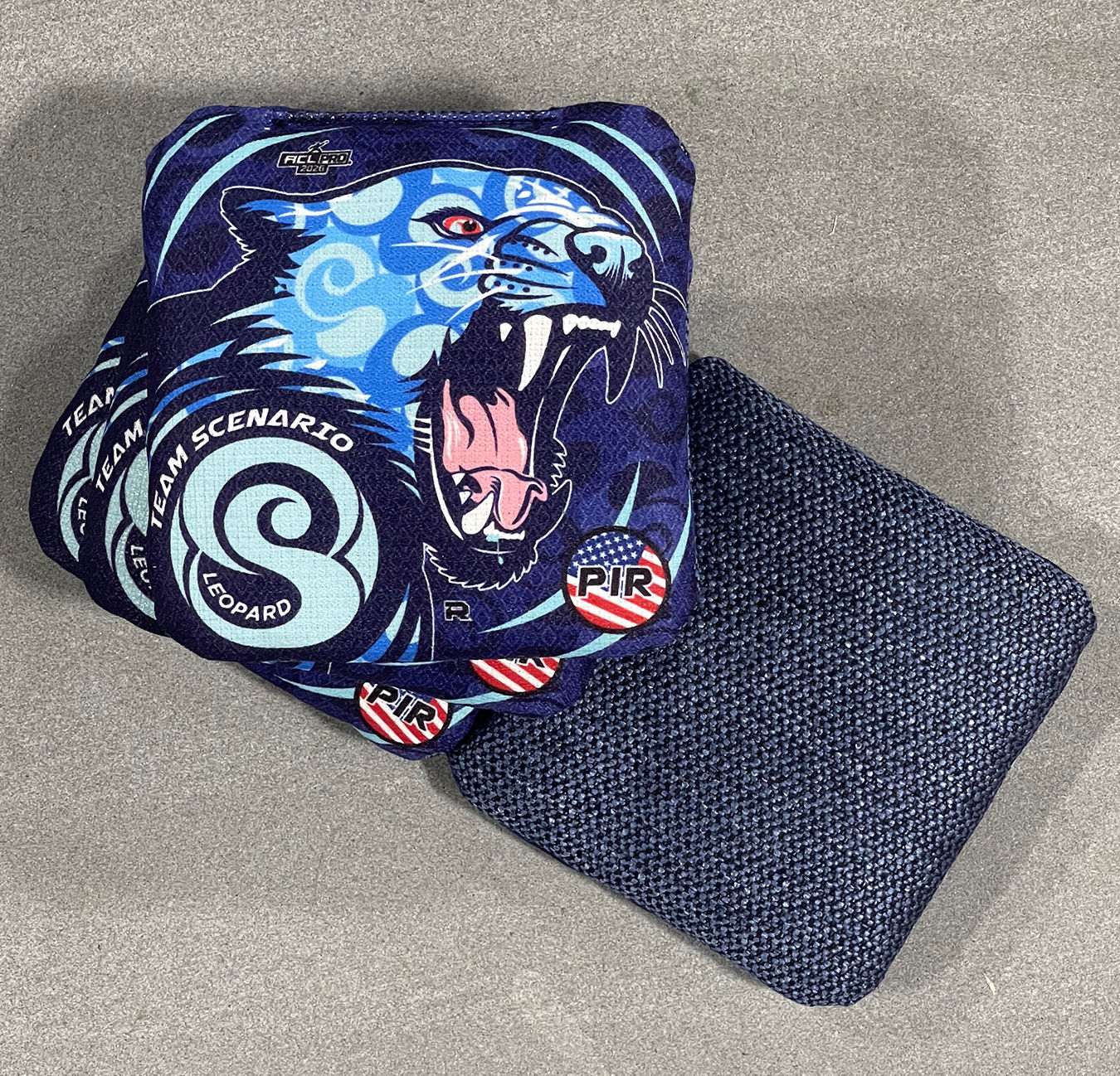 2026 LEOPARD or SIAMESE (R, L or H) - Blue CS Leopard with Light Blue