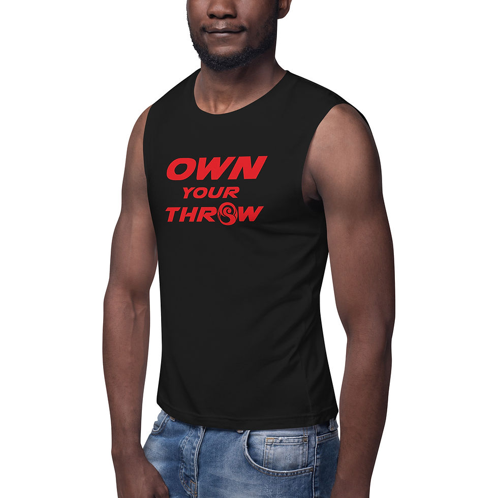 Thumbnail: OWN YOUR THROW Coed Muscle Shirt