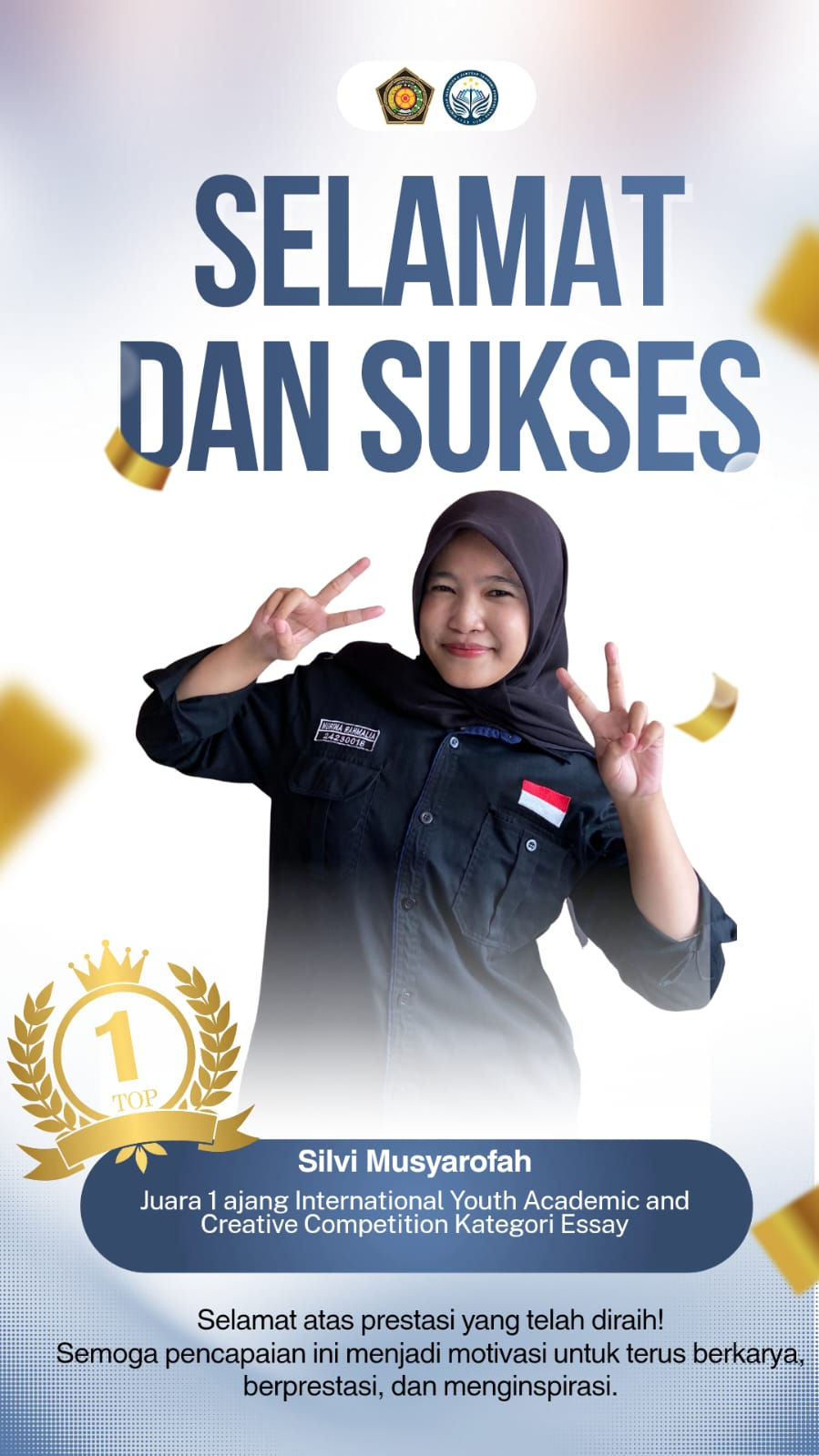 Mahasiswa Ekonomi Pembangunan Universitas Janabadra Raih Juara 1 International Youth Academic and Creative Competition 2026