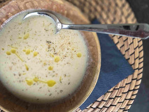 Geroosterde bloemkoolsoep