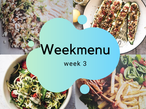 Weekmenu - week 3