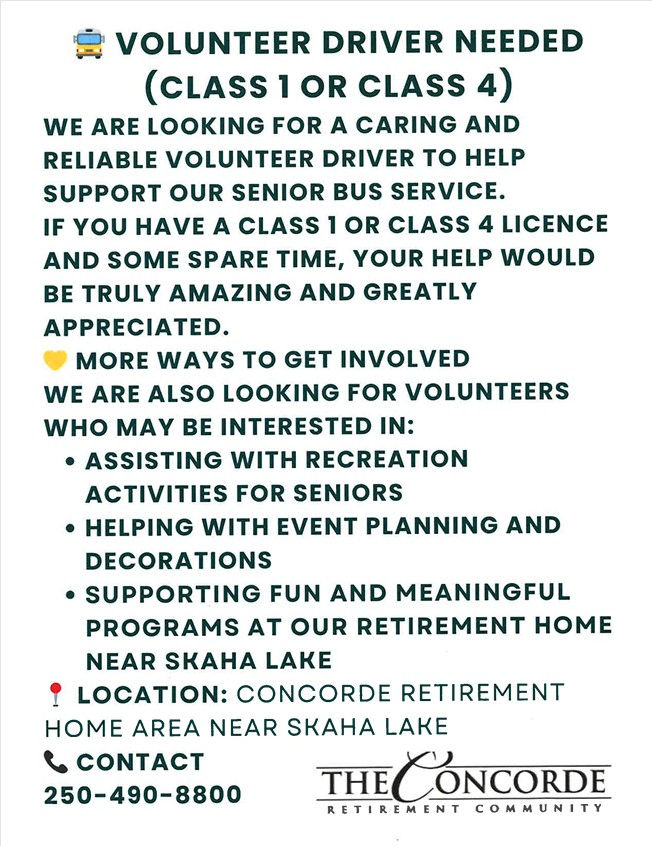 Volunteer Driver Needed