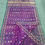 Thumbnail: Purple color Half Silk Jamdani Saree With Blouse Piece