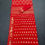 Thumbnail: Red color half silk jamdani saree with blouse piece