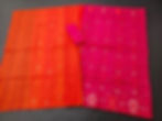 Magenta and Orange color Combination Jamdani Saree With Blouse Piece