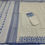 Thumbnail: Off white & Blue Color Cotton Jamdani Saree