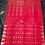Thumbnail: Red Color Combination Jamdani Saree With Blouse Piece