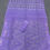 Thumbnail: Lavender color half silk jamdani saree with blouse piece