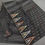 Thumbnail: Midnight Black & Metallic Zari Half Silk Jamdani Saree