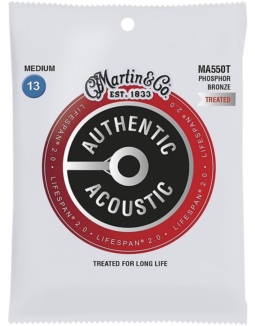 Phosphor Bronze Authentic Acoustic Lifespan Medium Treated