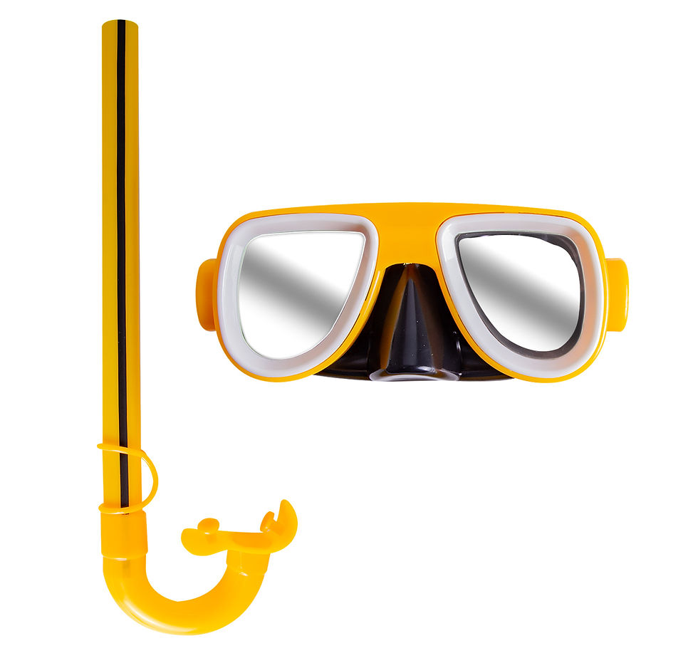 Miniatura: Máscara com snorkel