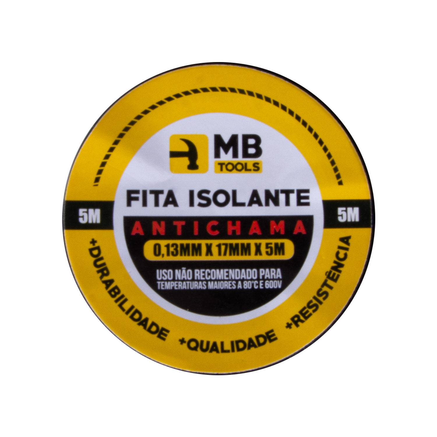 Fita isolante preta 5m