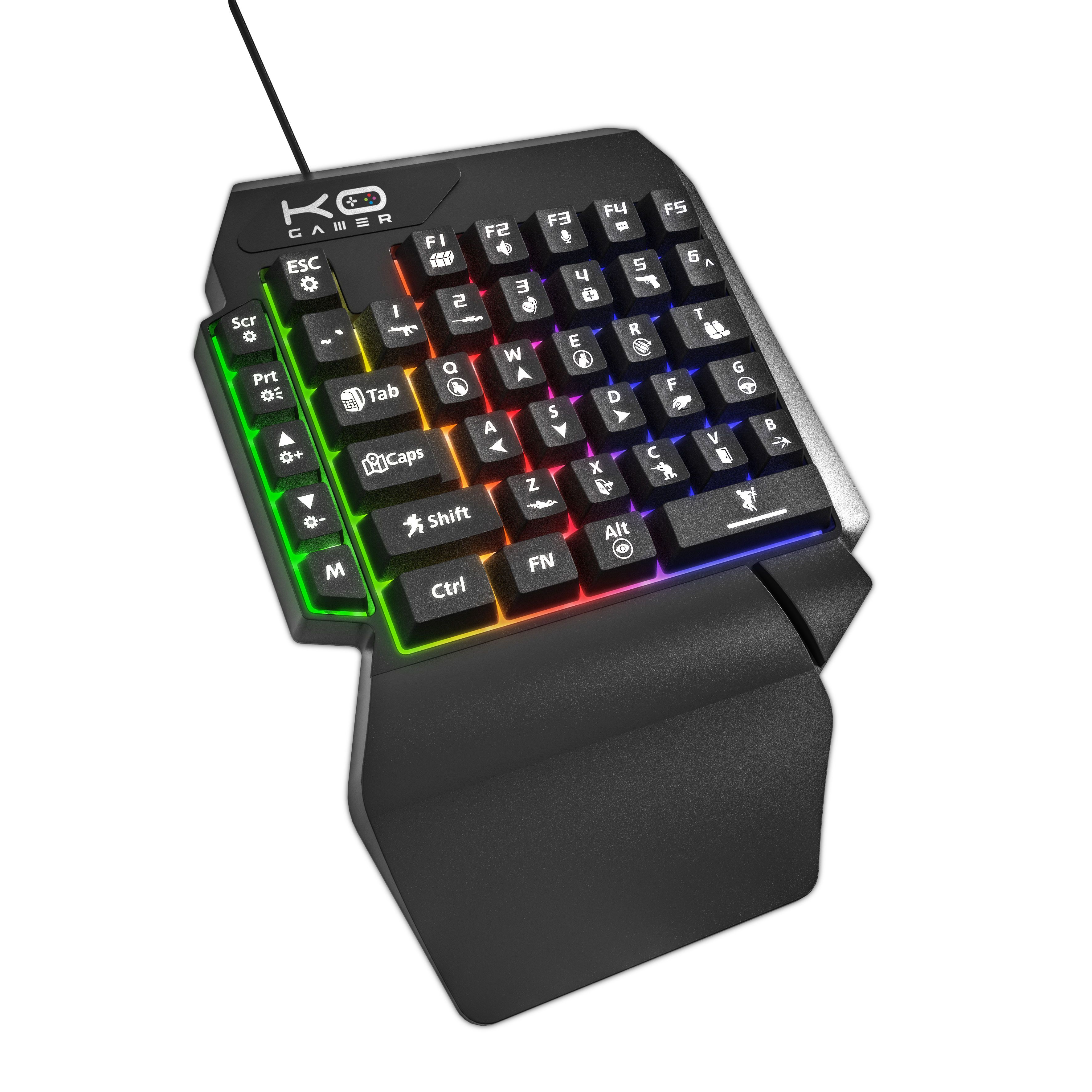 Mini Teclado Gamer RGB