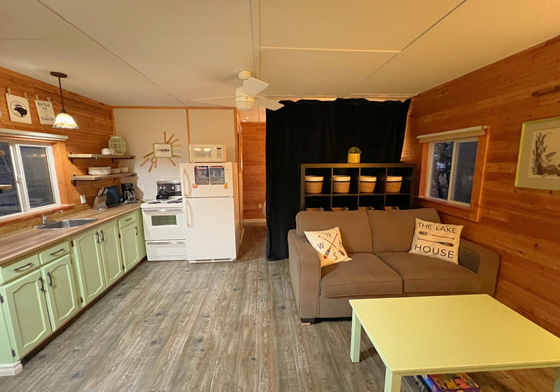 Living and Dining Room in The Hideaway