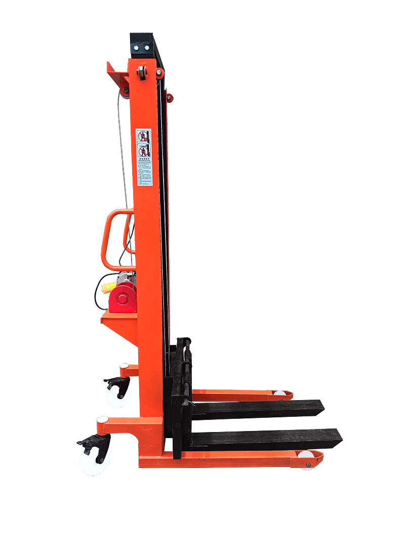 Thumbnail: Walkie Stacker Trolley Lift 1T 3M with Winch Maximum Height Lowest Height