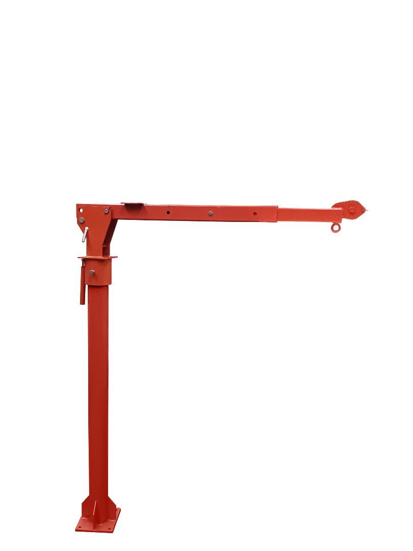 Thumbnail: Ute Foldable Tall Jib Crane Straight Arm Out Second Position