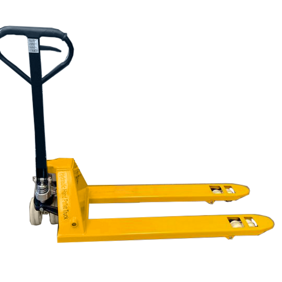 Thumbnail: Pallet Jack Hand Trolley 3000kg 550 Wide 1.2 Long Side Profile