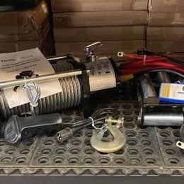 Thumbnail: 12v 12000lbs (5400KG) Winch Wire & Synthetic Wireless & Wired Remote